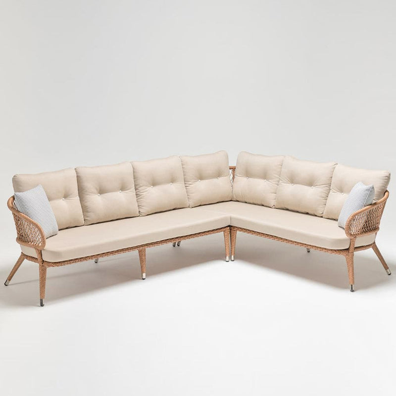 7-Seater Garden Corner Sofa Lounging Set-TrendGoat