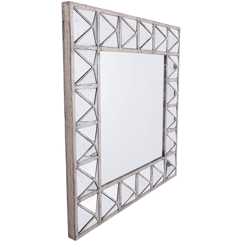 Augustus Detailed Triangulated Wall Mirror-TrendGoat