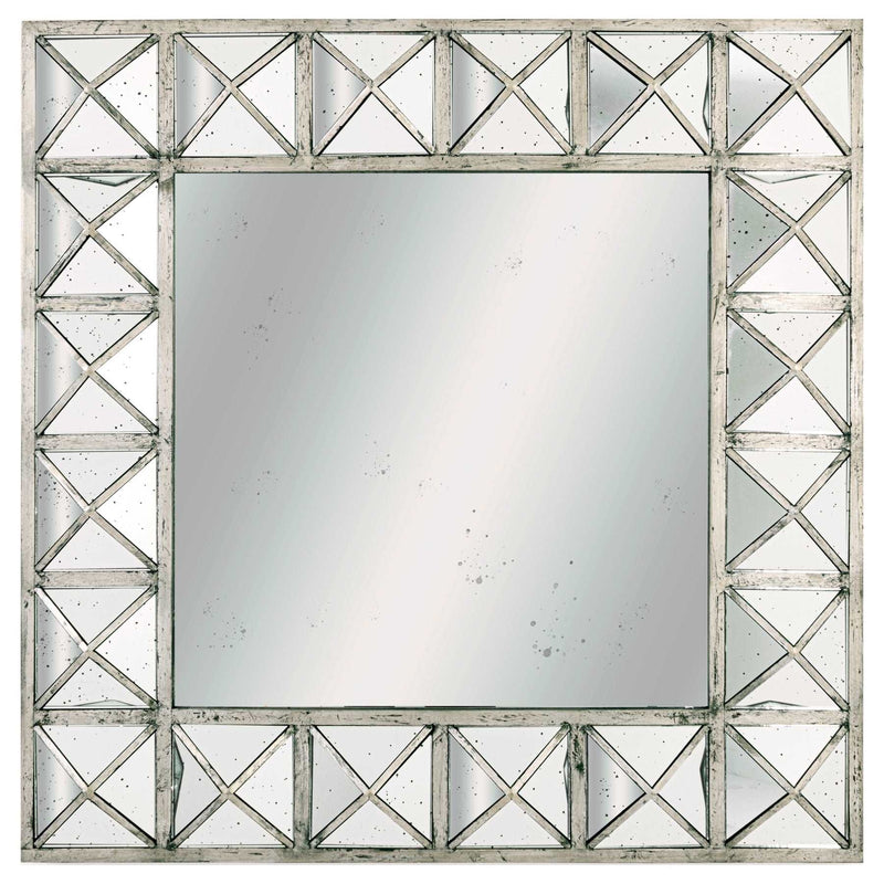 Augustus Detailed Triangulated Wall Mirror-TrendGoat