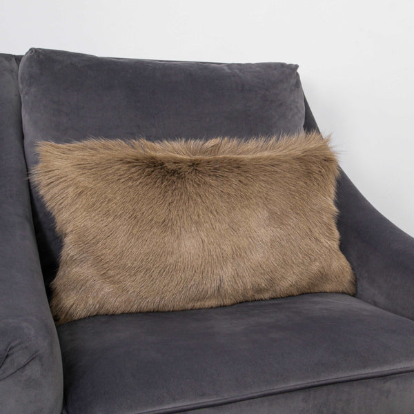 Beige Goatskin Cushion-TrendGoat