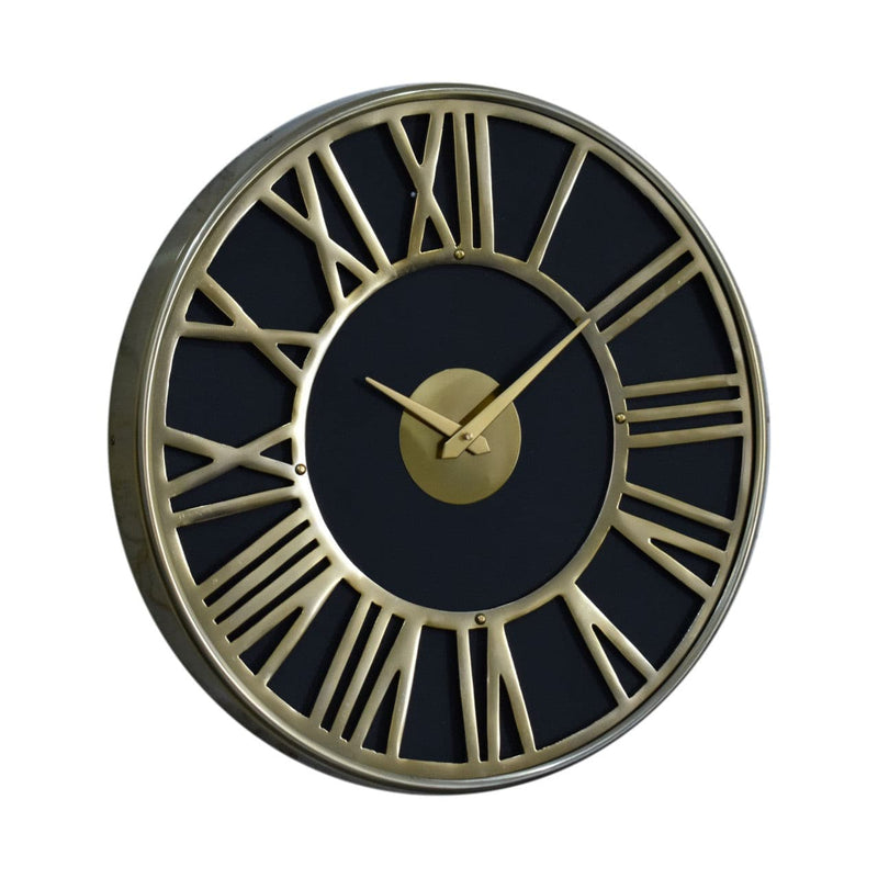 Black and Gold Wall Clock-TrendGoat