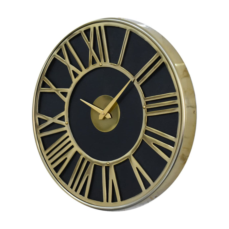 Black and Gold Wall Clock-TrendGoat