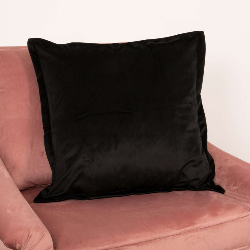 Black Velvet Cushion Cover-TrendGoat