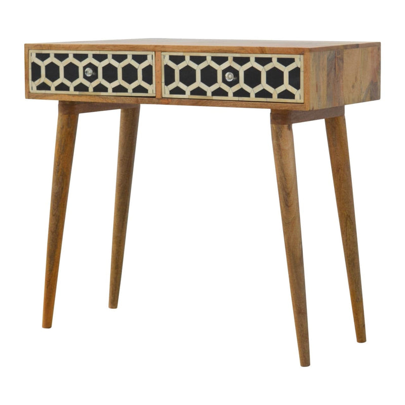 Bone Inlay Console Table-TrendGoat