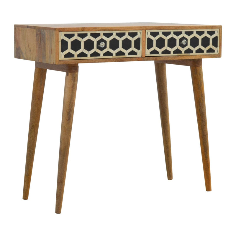 Bone Inlay Console Table-TrendGoat