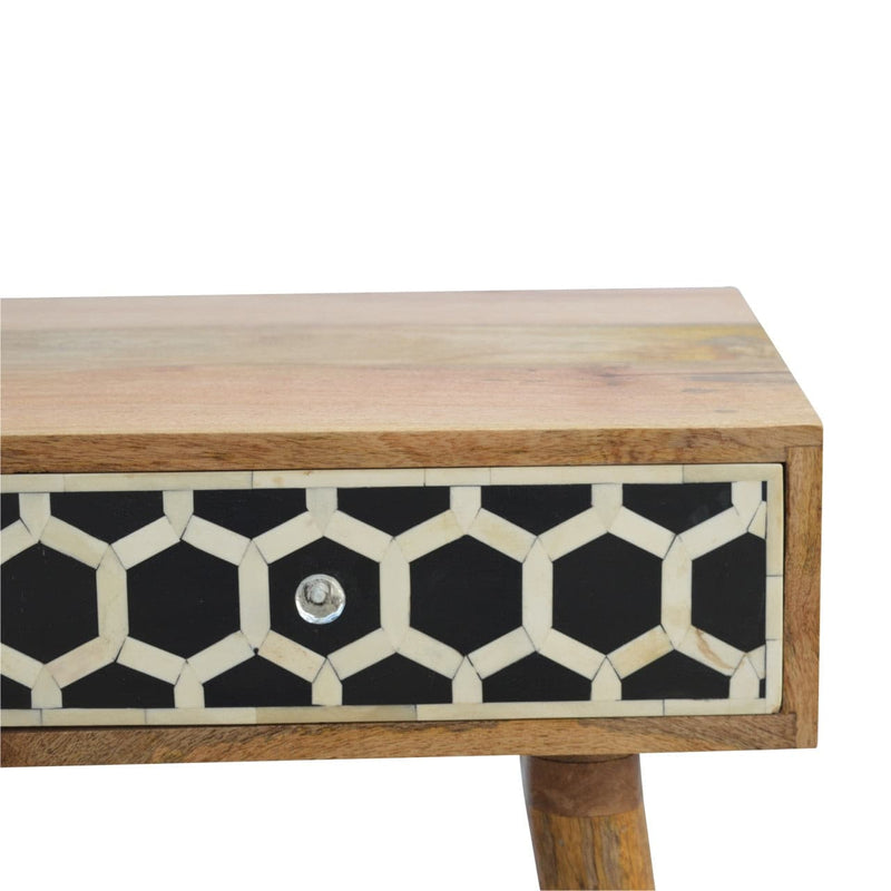 Bone Inlay Console Table-TrendGoat