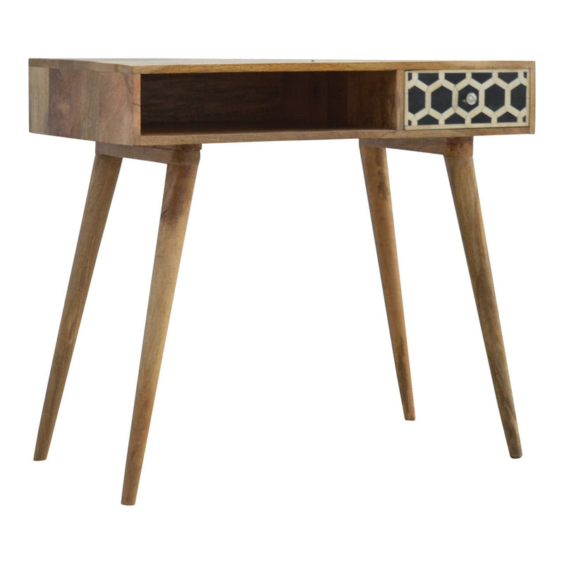 Bone Inlay Writing Desk-TrendGoat