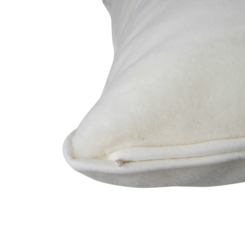 Cashmere Wool Pillow - Natural-TrendGoat