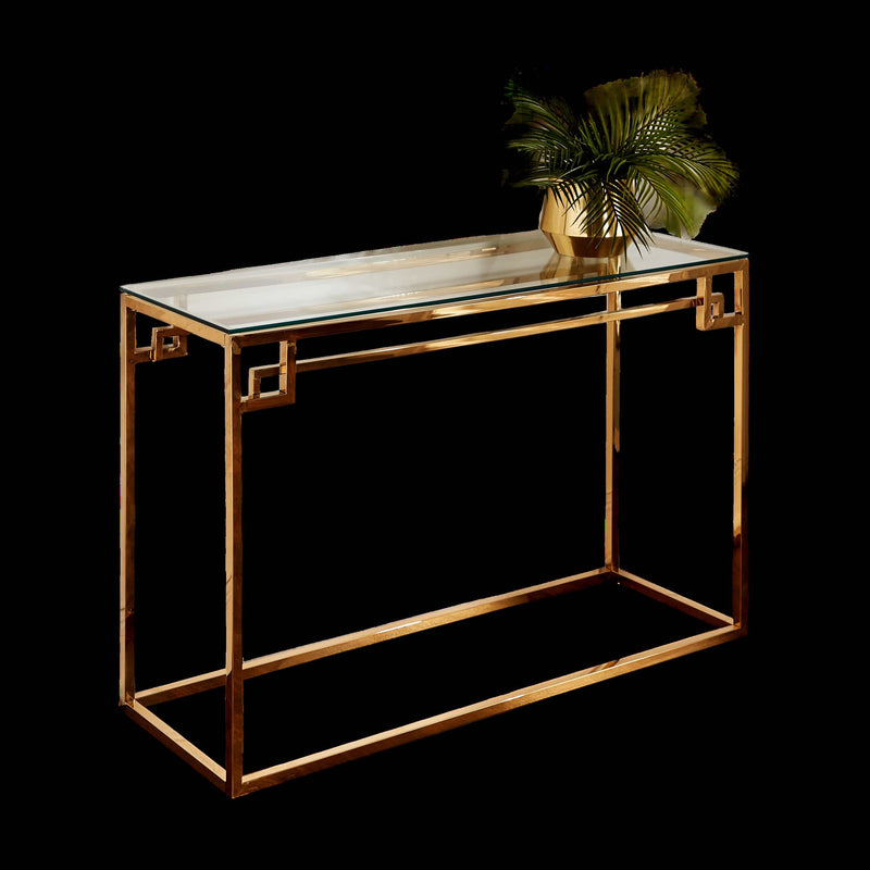 Cesar Gold Console Table-TrendGoat