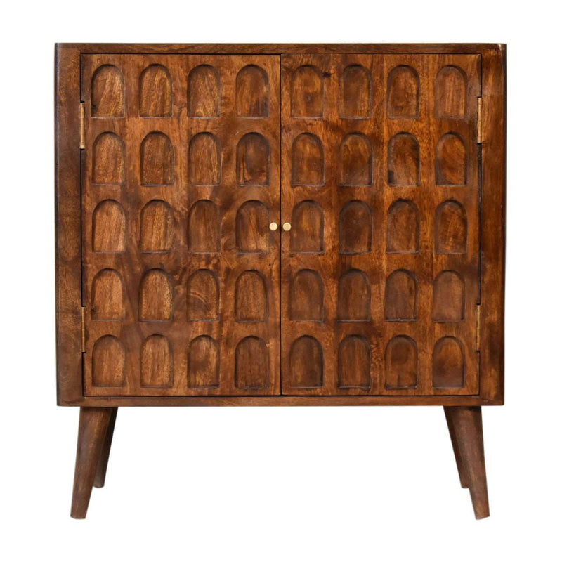 Chestnut Arch Cabinet-TrendGoat