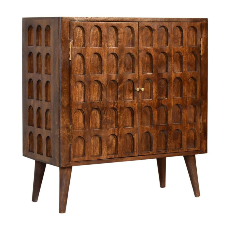 Chestnut Arch Cabinet-TrendGoat