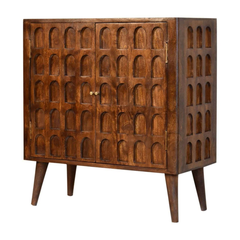 Chestnut Arch Cabinet-TrendGoat