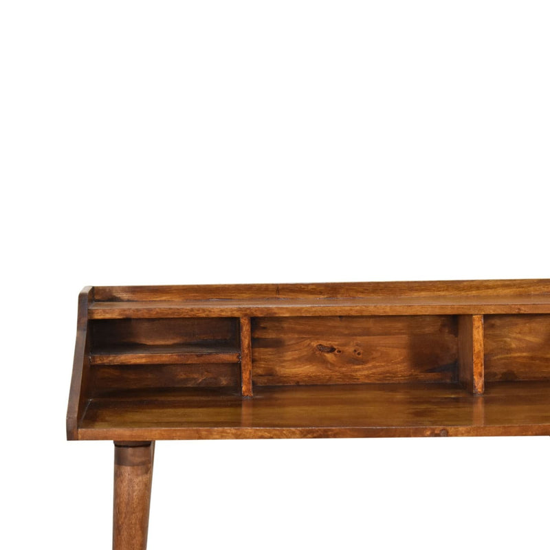 Chestnut Multi Drawer Writing Desk-TrendGoat