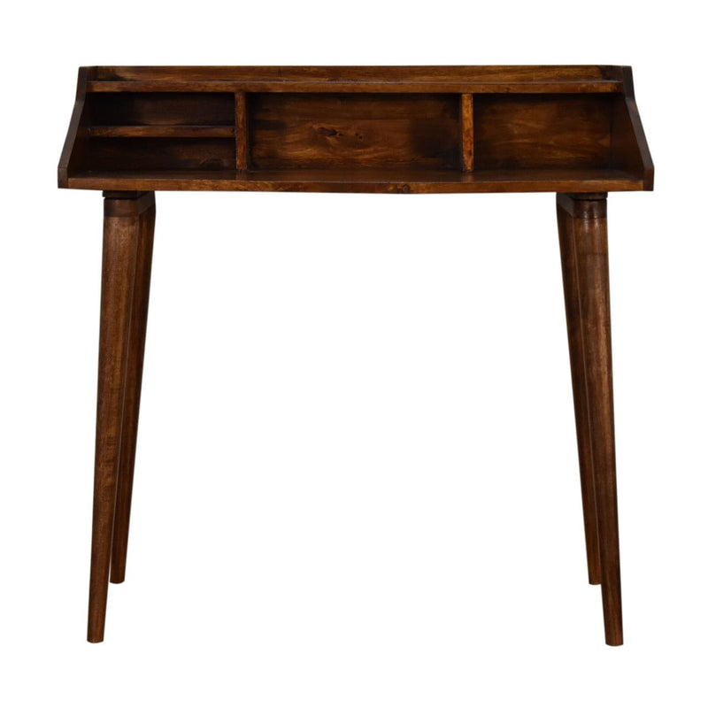 Chestnut Multi Drawer Writing Desk-TrendGoat