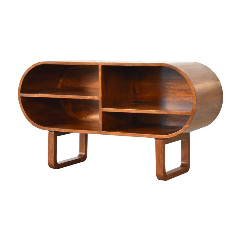 Chestnut Open Circular Media Unit-TrendGoat