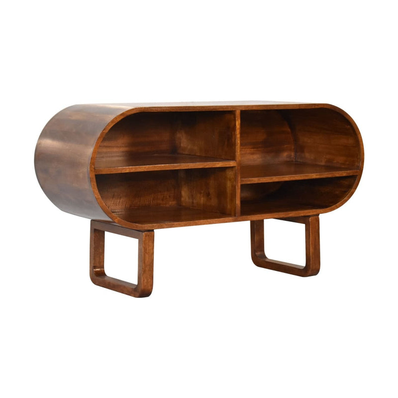 Chestnut Open Circular Media Unit-TrendGoat