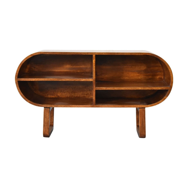 Chestnut Open Circular Media Unit-TrendGoat