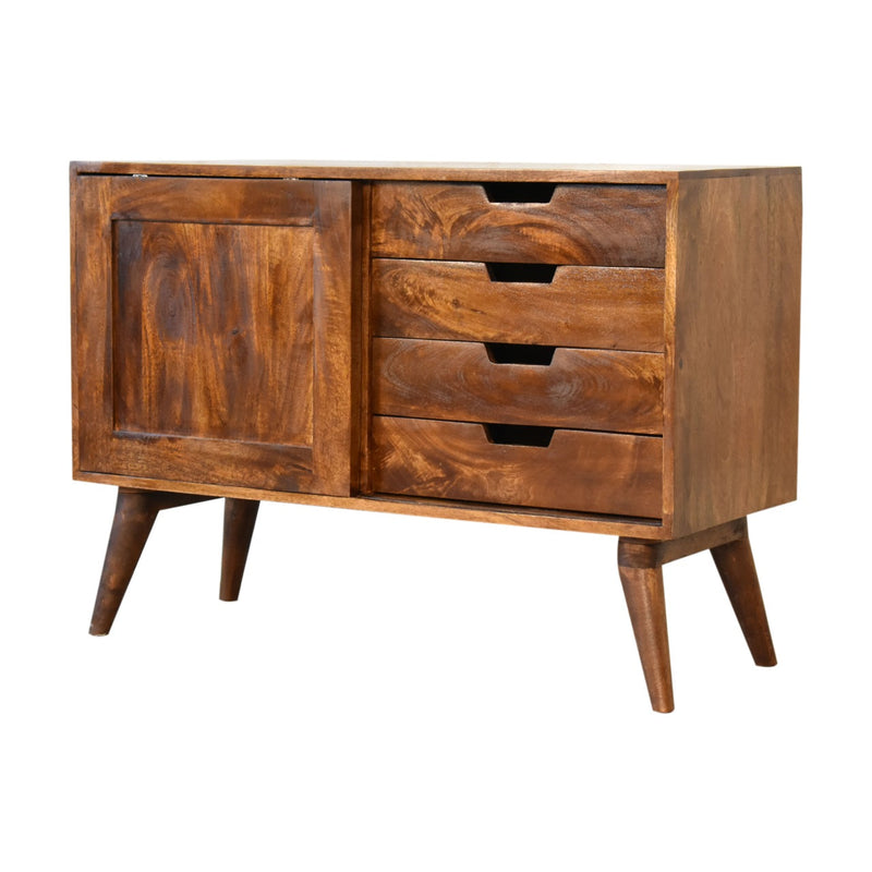 Chestnut Sliding Cabinet-TrendGoat