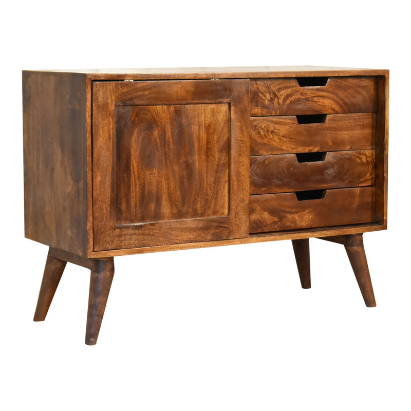 Chestnut Sliding Cabinet-TrendGoat