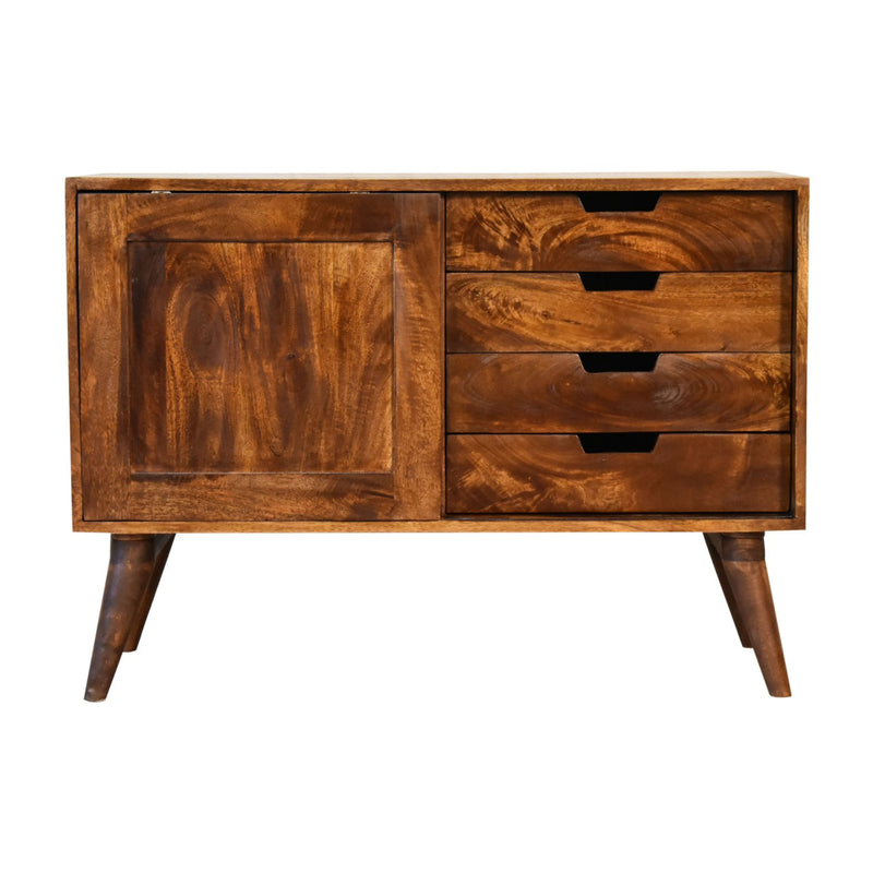 Chestnut Sliding Cabinet-TrendGoat