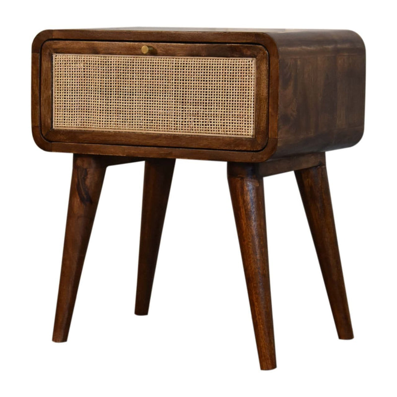 Chestnut Woven Bedside-TrendGoat