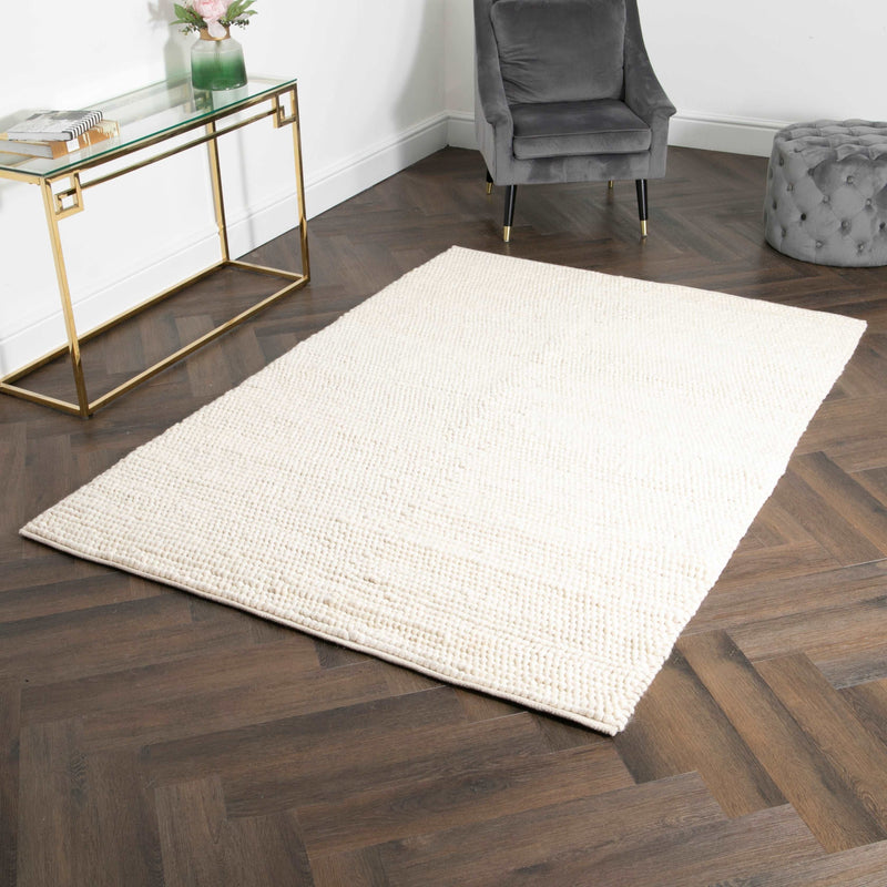 Cream Bubble Large Rug (3 sizes)-TrendGoat