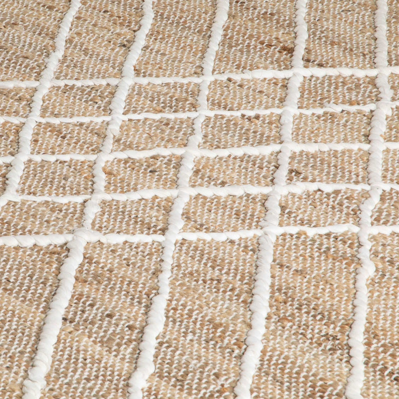 Cross Textured Jute Rug (3 sizes)-TrendGoat