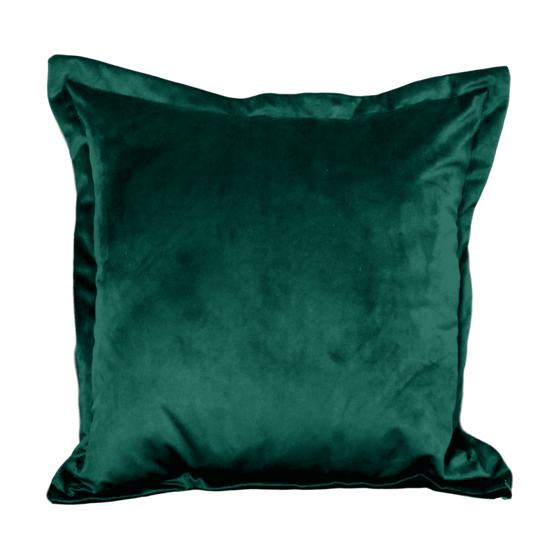 Dark Green Velvet Cushion Cover-TrendGoat