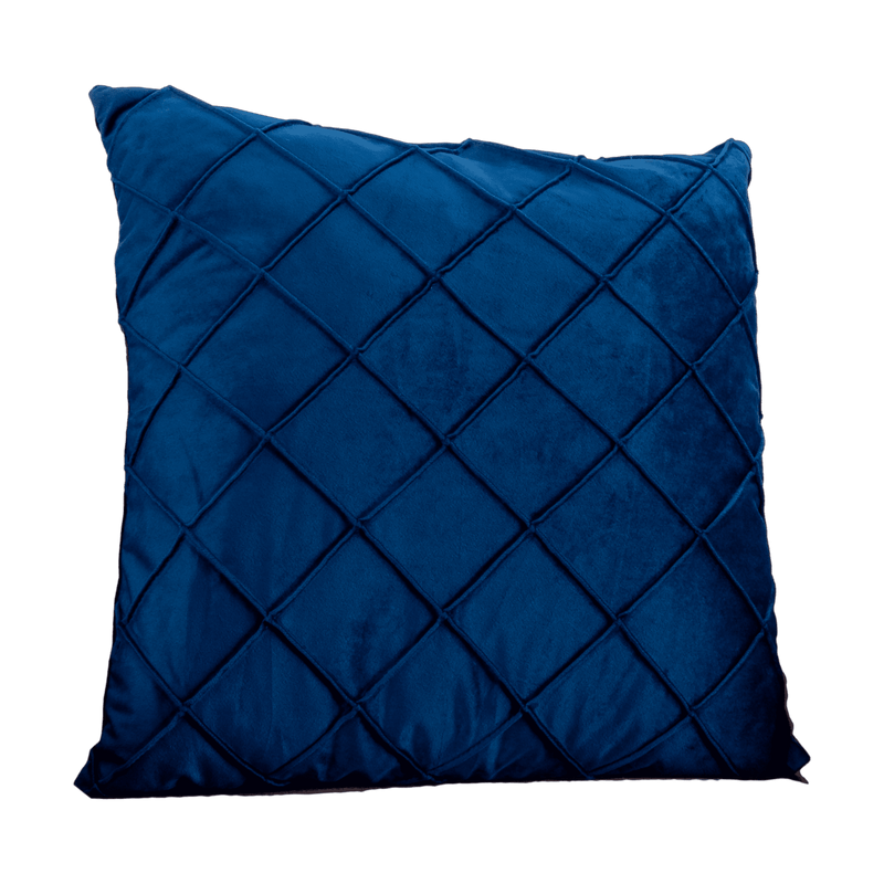 Diamond Blue Velvet Cushion Cover-TrendGoat