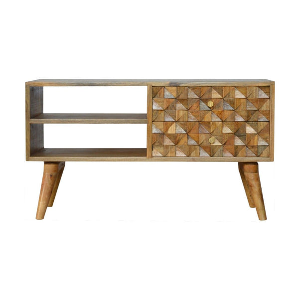 Diamond Carved Media Unit-TrendGoat