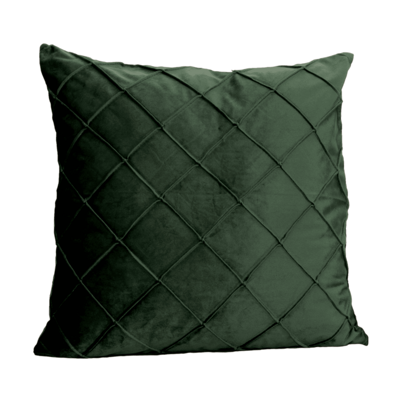 Diamond Green Velvet Cushion Cover-TrendGoat