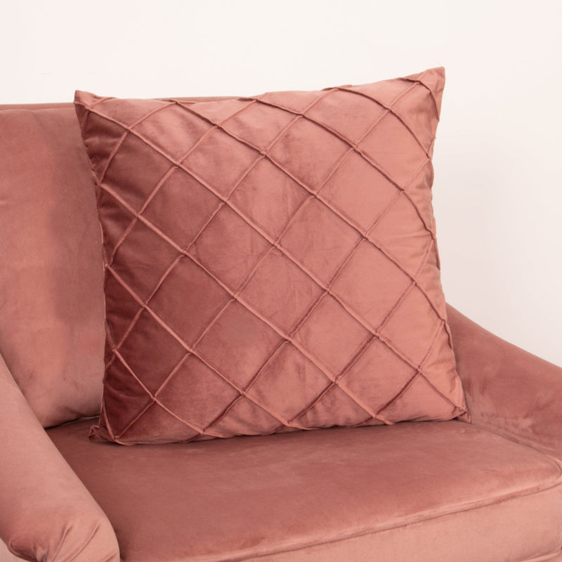 Diamond Rose Velvet Cushion Cover-TrendGoat