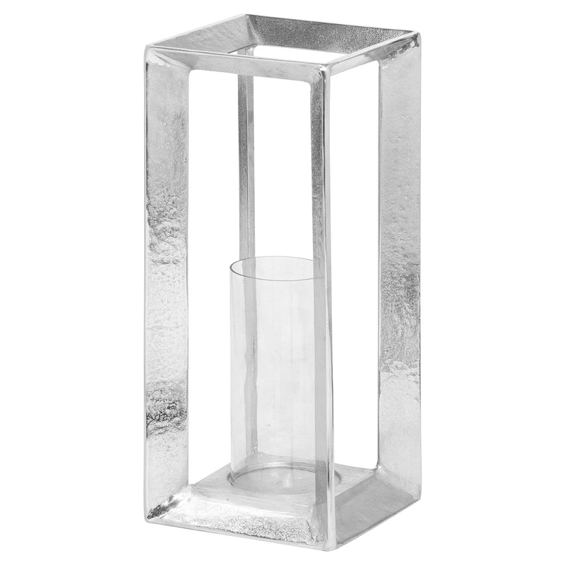 Farrah Collection Silver Candle Stand-TrendGoat