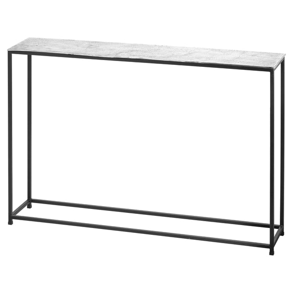 Farrah Collection Silver Console Table-TrendGoat