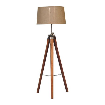 Fixed Chrome Tripod Floor Lamp-TrendGoat