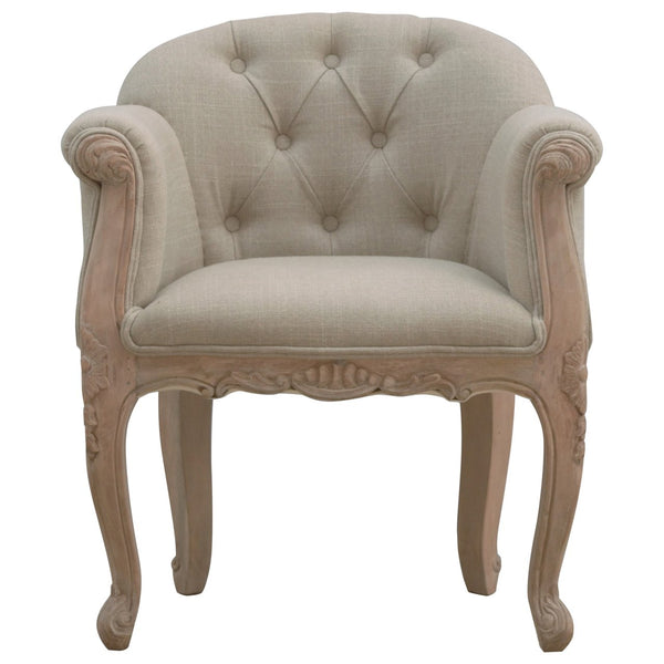 French Style Deep Button Chair-TrendGoat