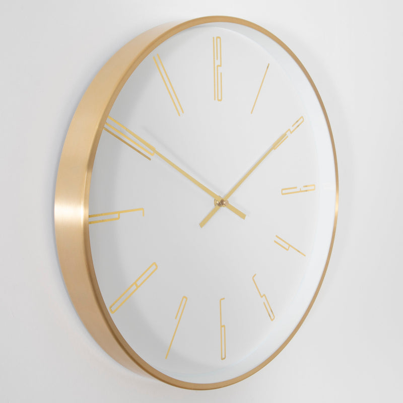 Gold 16" Modern Analogue Clock-TrendGoat