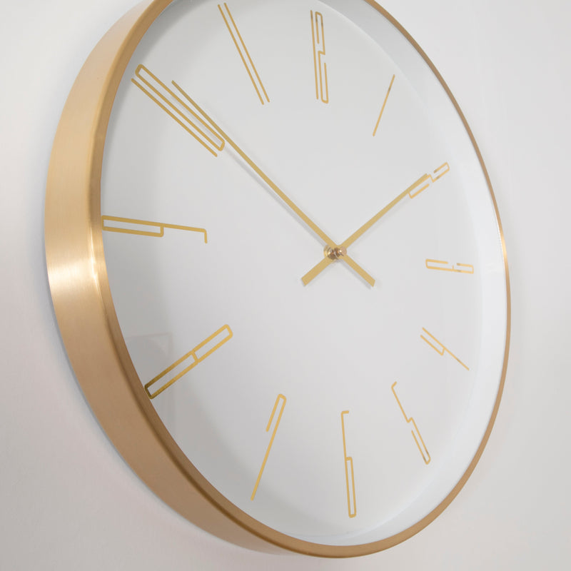 Gold 16" Modern Analogue Clock-TrendGoat