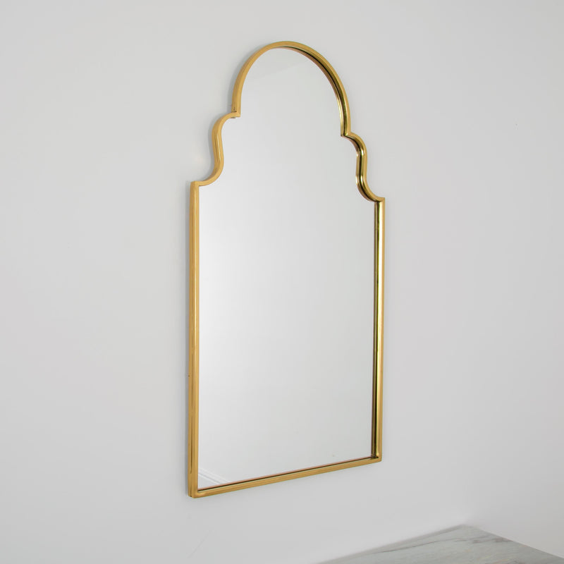 Gold Roman Window Mirror-TrendGoat