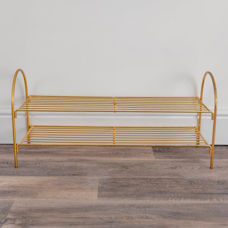 Gold Shoe Rack-TrendGoat