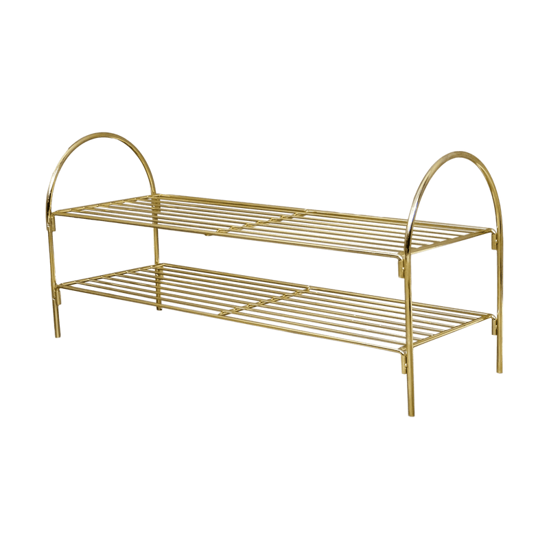 Gold Shoe Rack-TrendGoat