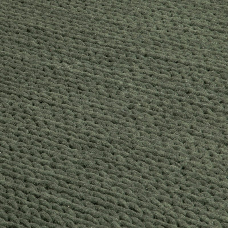 Green Knitted Large Rug (3 sizes)-TrendGoat