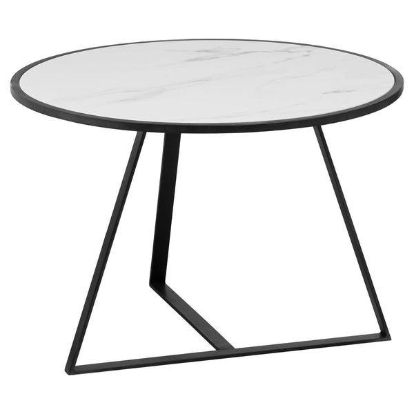 Grey And Marble Low Side Coffee Table-TrendGoat