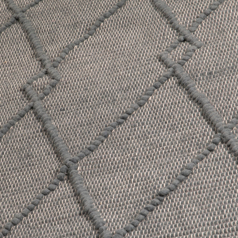 Grey Diamond Pattern Large Rug (3 sizes)-TrendGoat