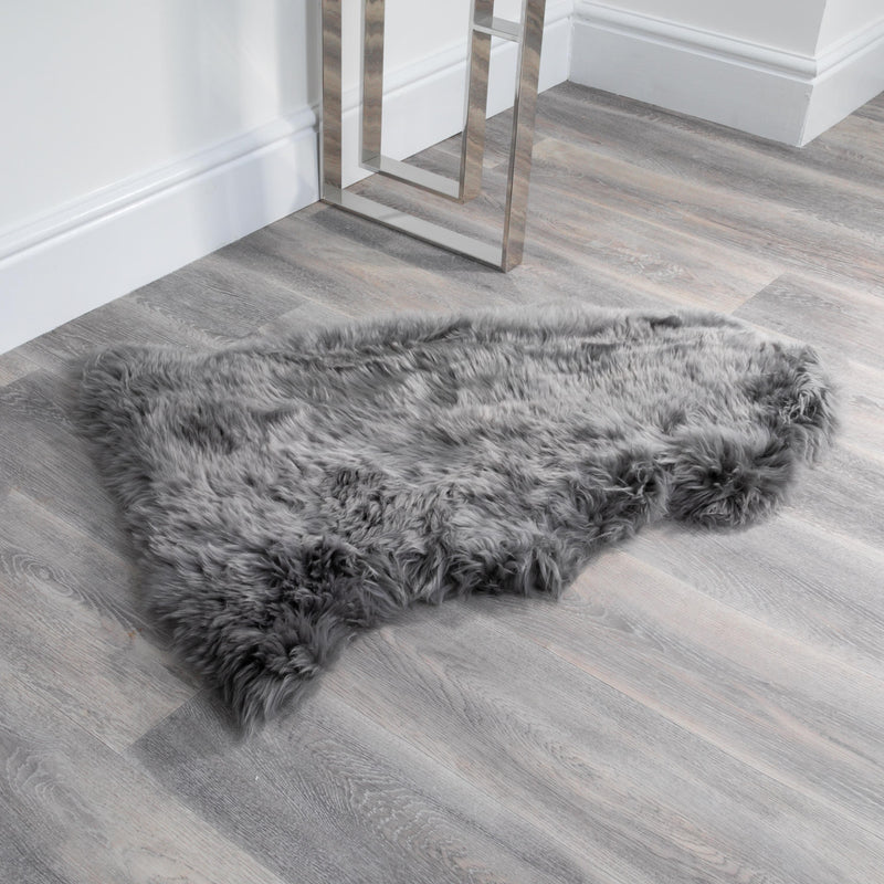 Grey Sheepskin Rug XXL-TrendGoat