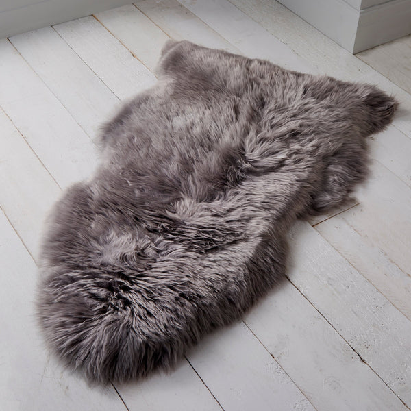 Grey Sheepskin Rug XXL-TrendGoat