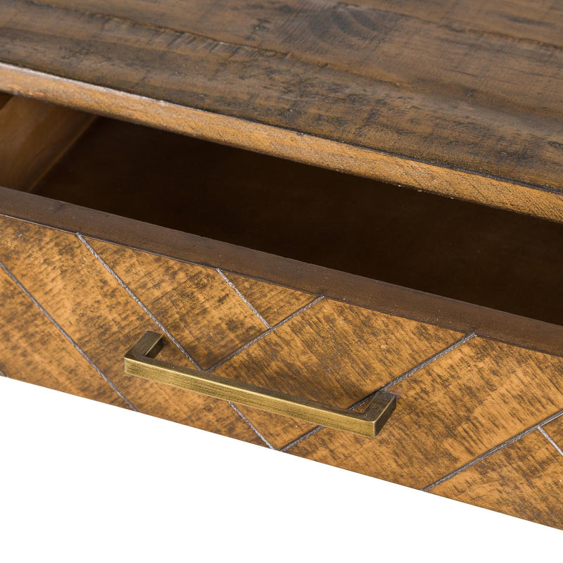 Havana Gold 2 Drawer Console Table-TrendGoat