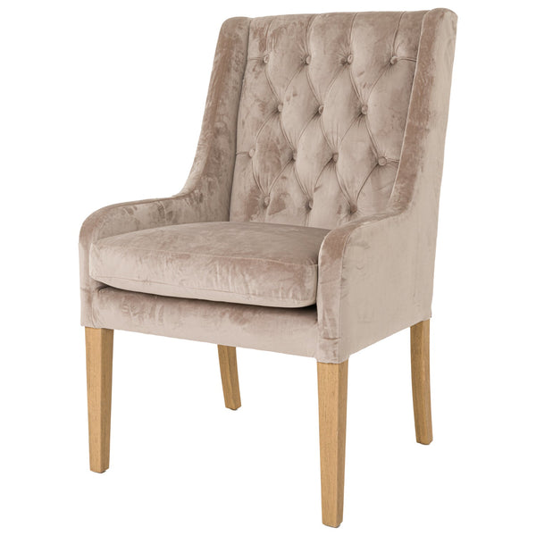 Henley Luxury Large Button Pressed Dining Chair-TrendGoat