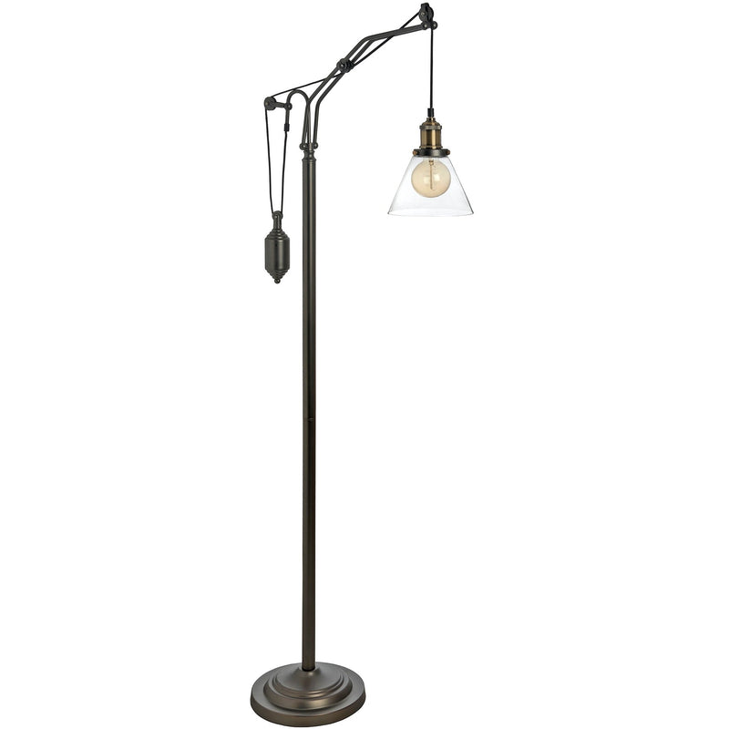 Hudson Adjustable Industrial Floor Lamp-TrendGoat