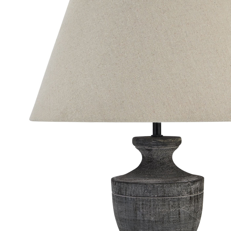 Incia Urn Wooden Table Lamp-TrendGoat